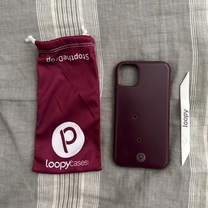 Wine loopy phone case